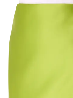 تنورة دوتشيس قصيرة بتفاصيل ملفوفة