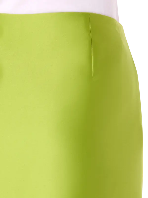 تنورة دوتشيس قصيرة بتفاصيل ملفوفة