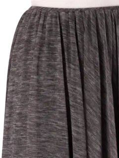 تنورة متوسطة الطول من التول القابل للتمدد مزينة بطبعات