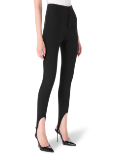 بنطال ليغينغز بشريط قماشي مزدوج من تكنو