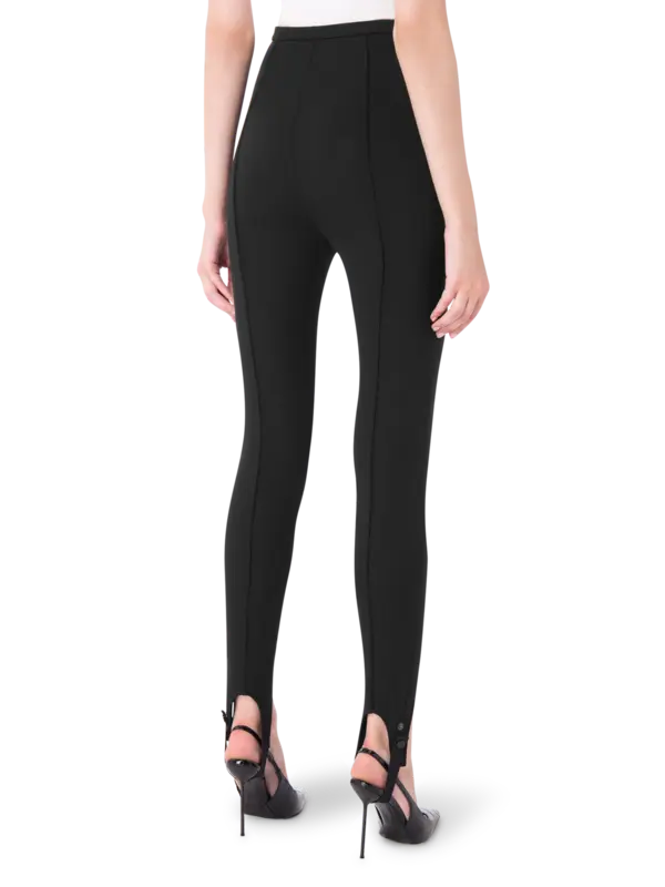 بنطال ليغينغز بشريط قماشي مزدوج من تكنو