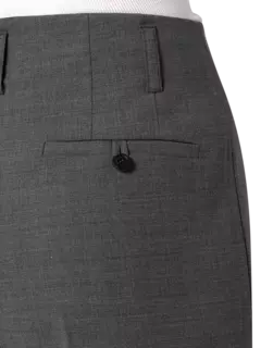 بنطال بقصة أرجل مستقيمة من الصوف الاستوائي