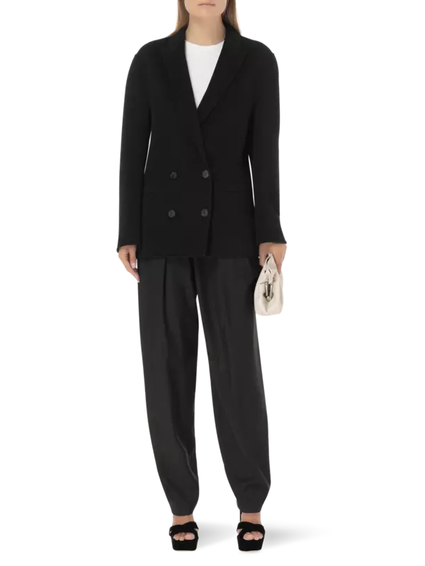 جاكيت من الصوف بصفين من الأزرار