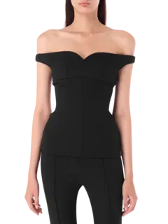 بلوزة تكنو مكشوفة الكتفين