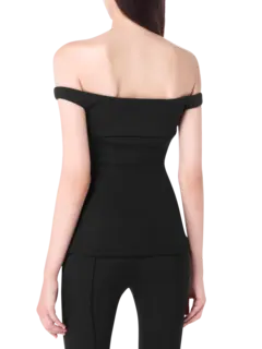 بلوزة تكنو مكشوفة الكتفين