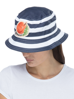 Café La Pesca Stripe Bucket Hat