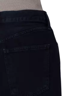 بنطال جينز بخصر مزموم بنمط التسعينيات