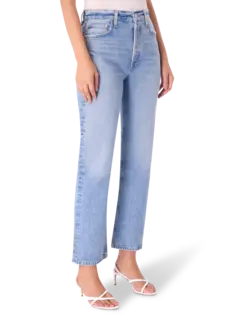 جينز بخصر ضيق بنمط التسعينيات