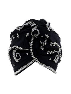Venetian Turban with Diamond Accents