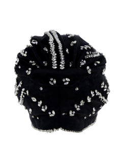 Venetian Turban with Diamond Accents