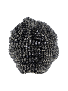 Venetian Turban with Rhinestone Accents