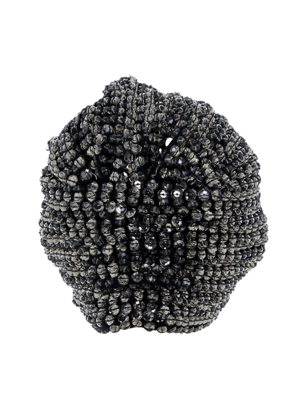 Venetian Turban with Rhinestone Accents