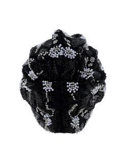 Venetian Turban with Electric Pearl and Bead Accents