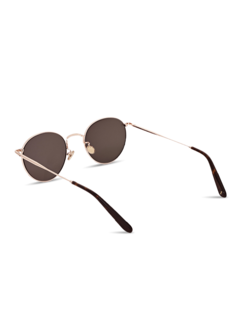 Metal Frame Rochdale L Sunglasses With Green-Gray Tinted Lenses