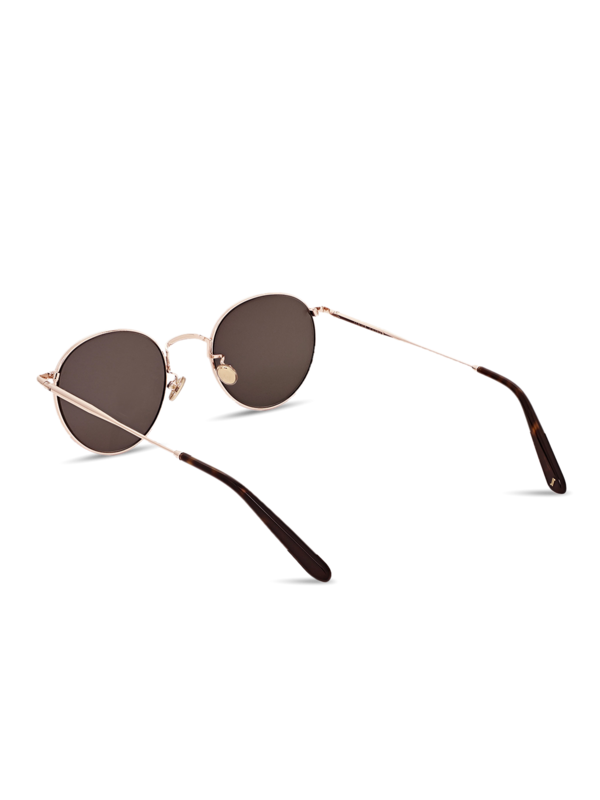 Metal Frame Rochdale L Sunglasses With Green-Gray Tinted Lenses