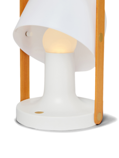 White Domed Lamp