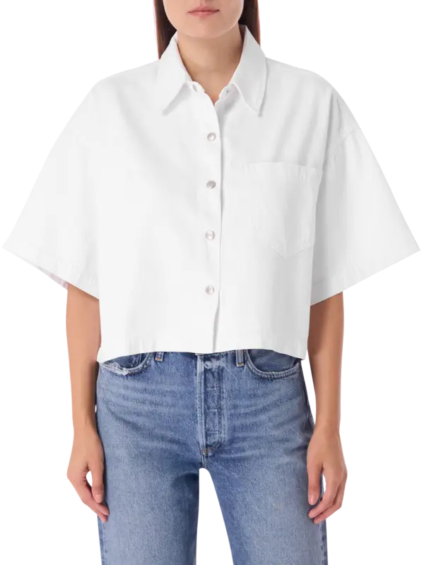 قميص رونا بقصة مربعة