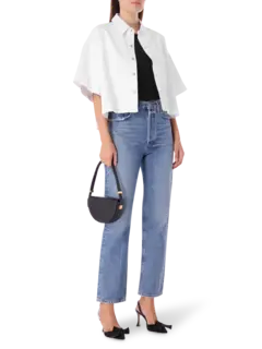 قميص رونا بقصة مربعة