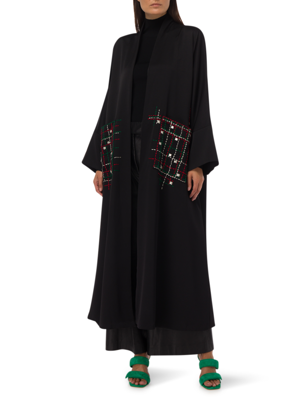 National Day Embroidered Abaya
