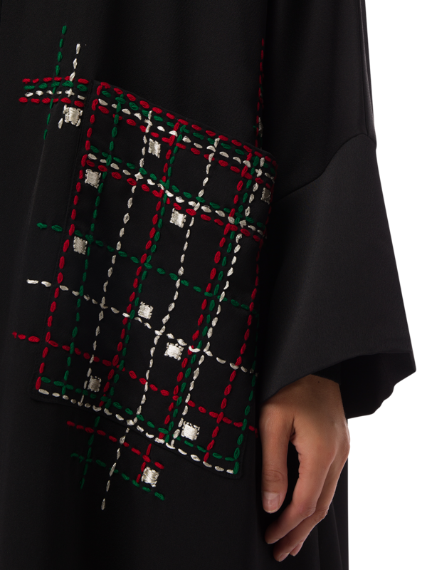 National Day Embroidered Abaya