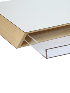 خشب القيقب في غلاف بلاستيك بلون زيتوني