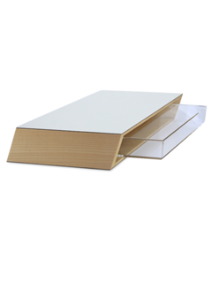 خشب القيقب في غلاف بلاستيك بلون زيتوني