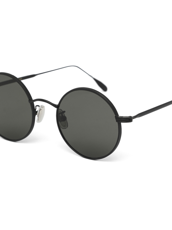 Black Oval Sunglasses