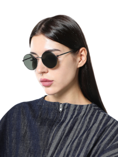 Black Oval Sunglasses