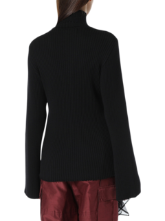 Black Turtleneck Top