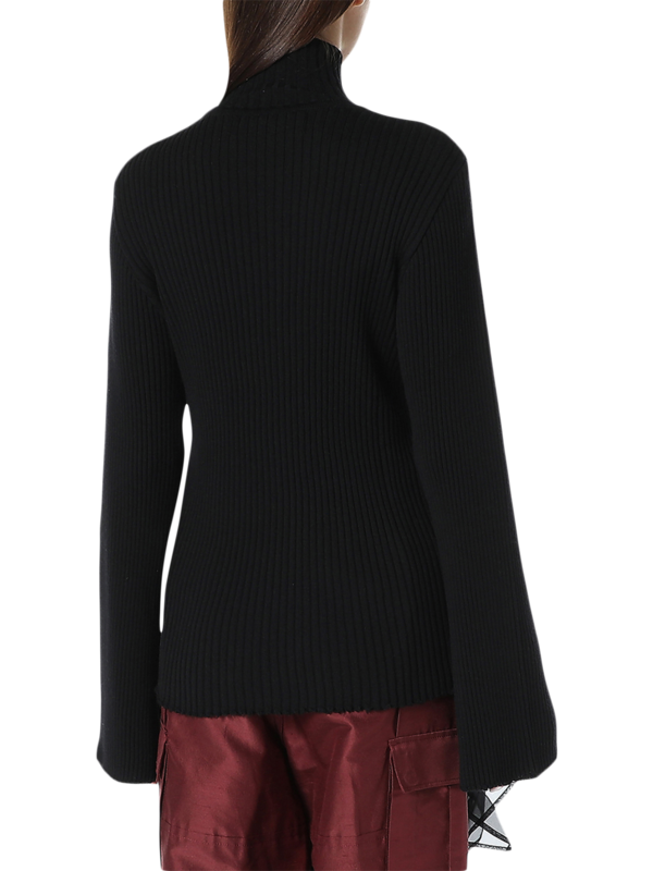 Black Turtleneck Top