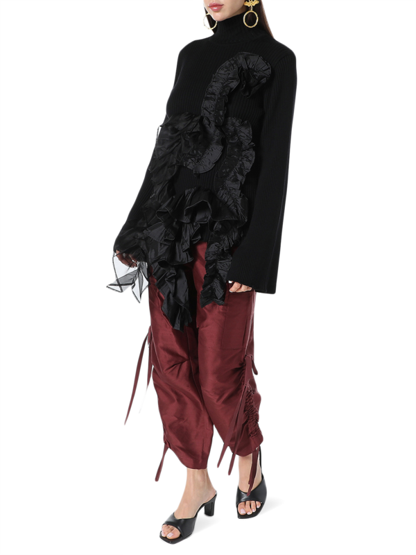 Black Turtleneck Top