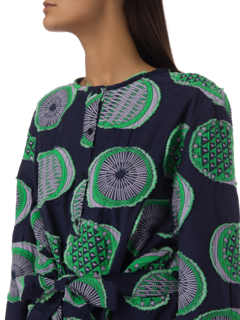 Linzer Graphic-Printed Midi Dress
