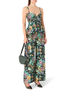 بلوزة مطرزة بتصميم كورسيه