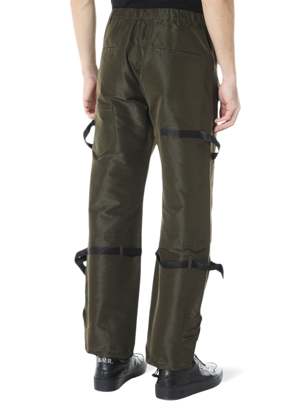 Solid Army Green Track Pants