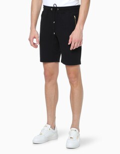 Black Cotton Shorts