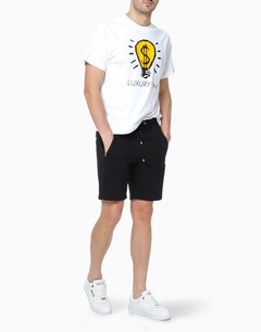 Black Cotton Shorts