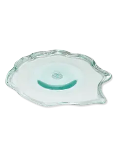 طبق زجاجي لتقديم الطعام والمشروبات