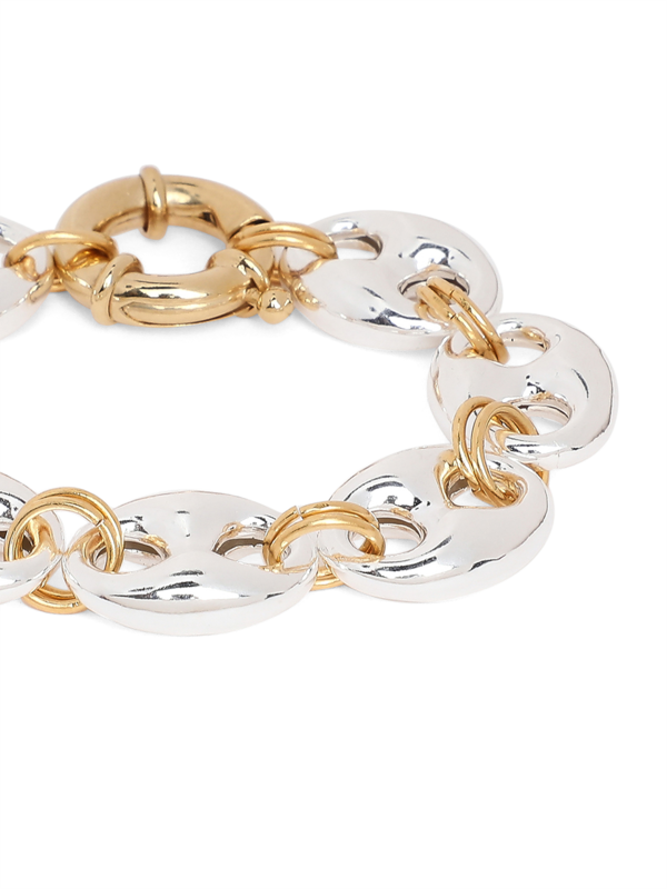 Silver & Gold Chain Bracelet