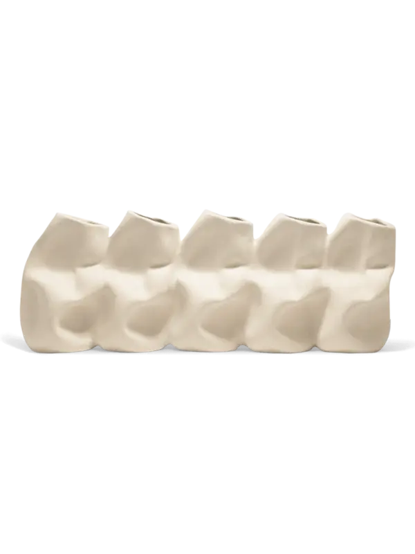 مزهرية بنمط إناء من السيراميك