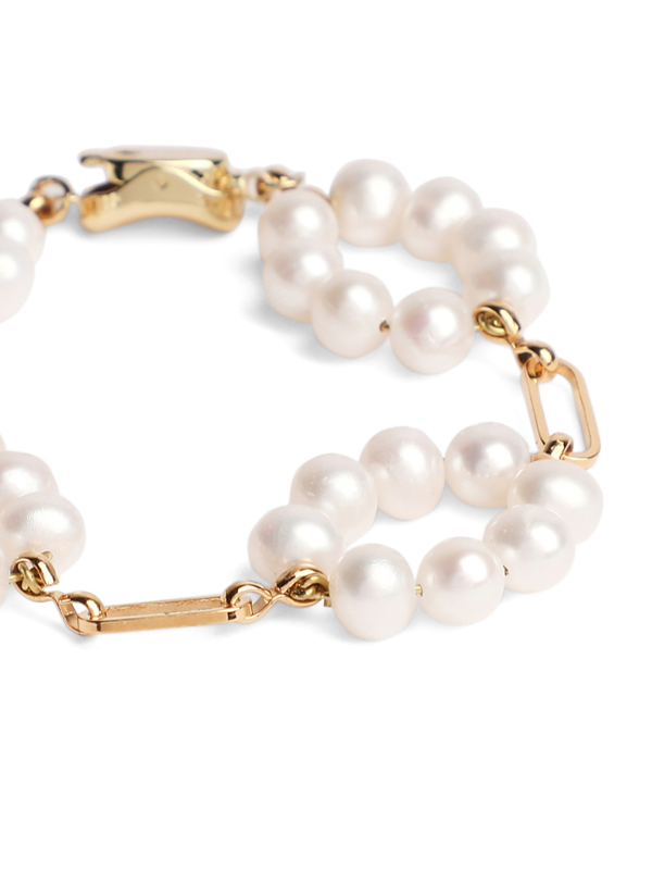 White Beaded Bracelet