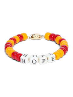 Red & Yellow Beaded Bracelet