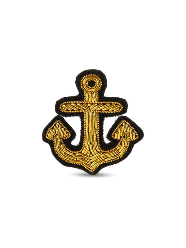 Brooc h - Golden anc hor (small Box)
