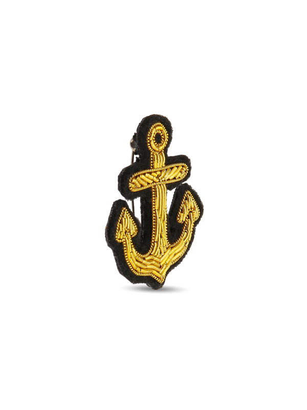 Brooc h - Golden anc hor (small Box)