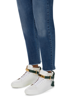 100MM HIGH TOP SNEAKERS