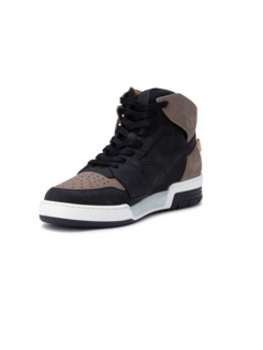 Panelled High-Top Sneakers