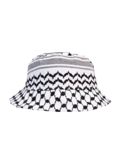 HANDMDE KEFFIYEH BUCKET HAT