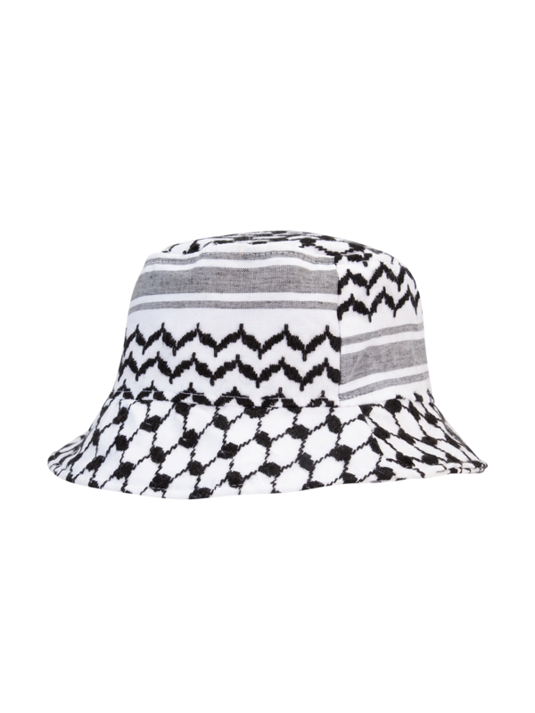 HANDMDE KEFFIYEH BUCKET HAT