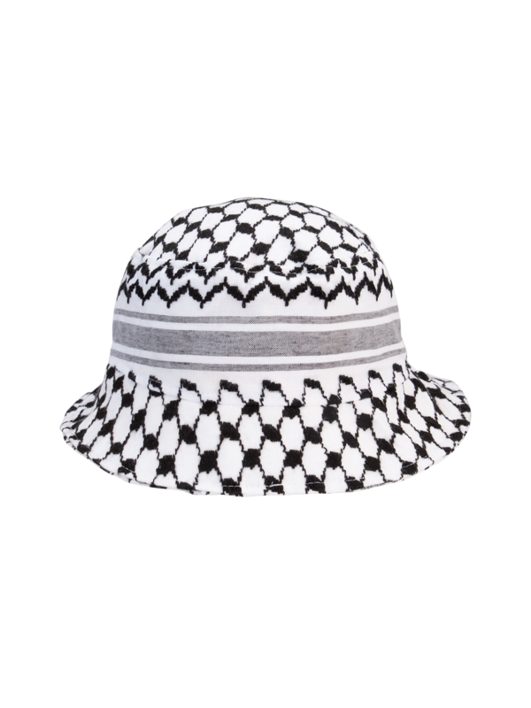 HANDMDE KEFFIYEH BUCKET HAT