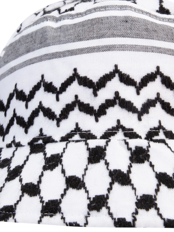 HANDMDE KEFFIYEH BUCKET HAT
