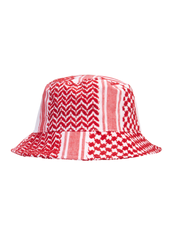 HANDMDE KEFFIYEH BUCKET HAT